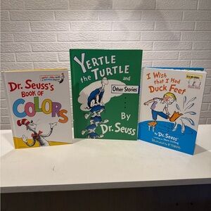 Dr. Seuss Children's Book Bundle. 3 books all hardcovers